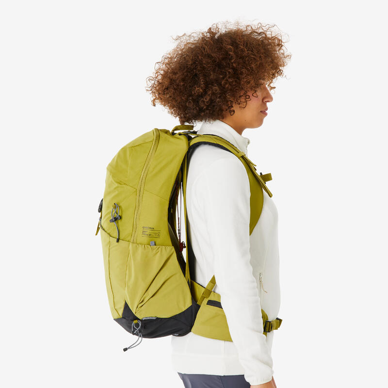 Rucsac cu spate ventilat Drumeție MH500 25L Kaki