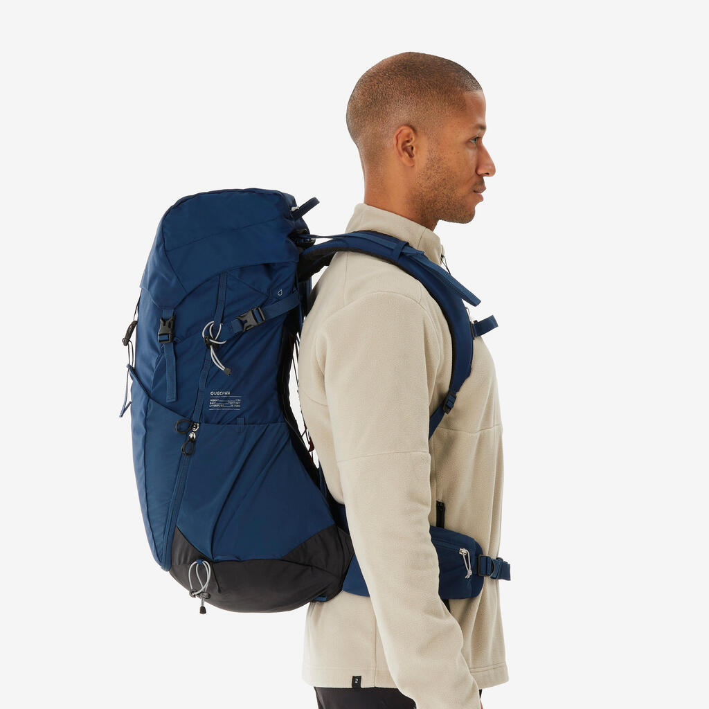 38 L hiking backpack MH500 blue
