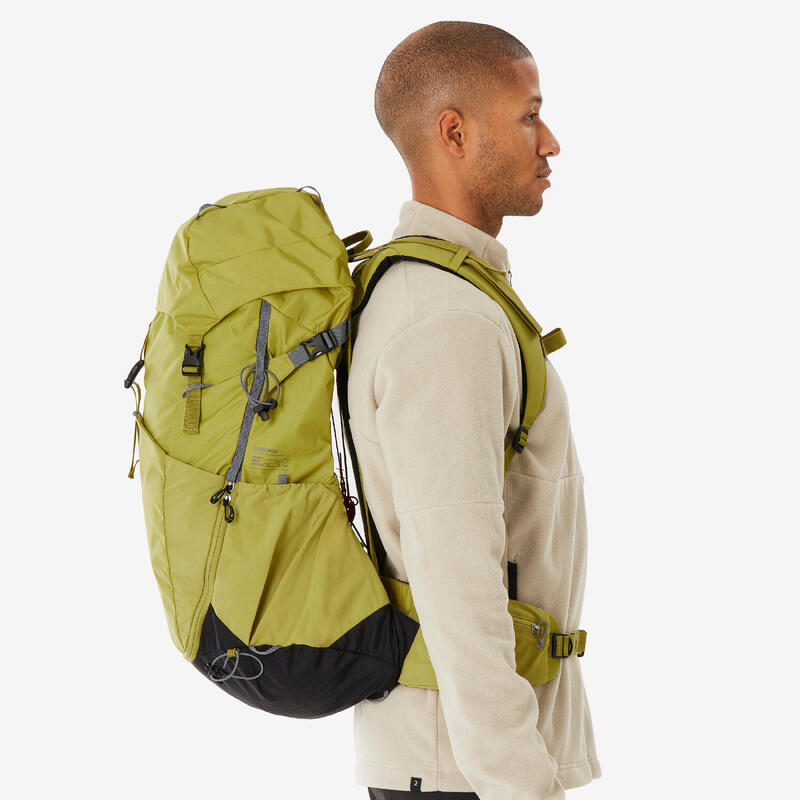 Sac à dos de randonnée 38L, MH500 khaki