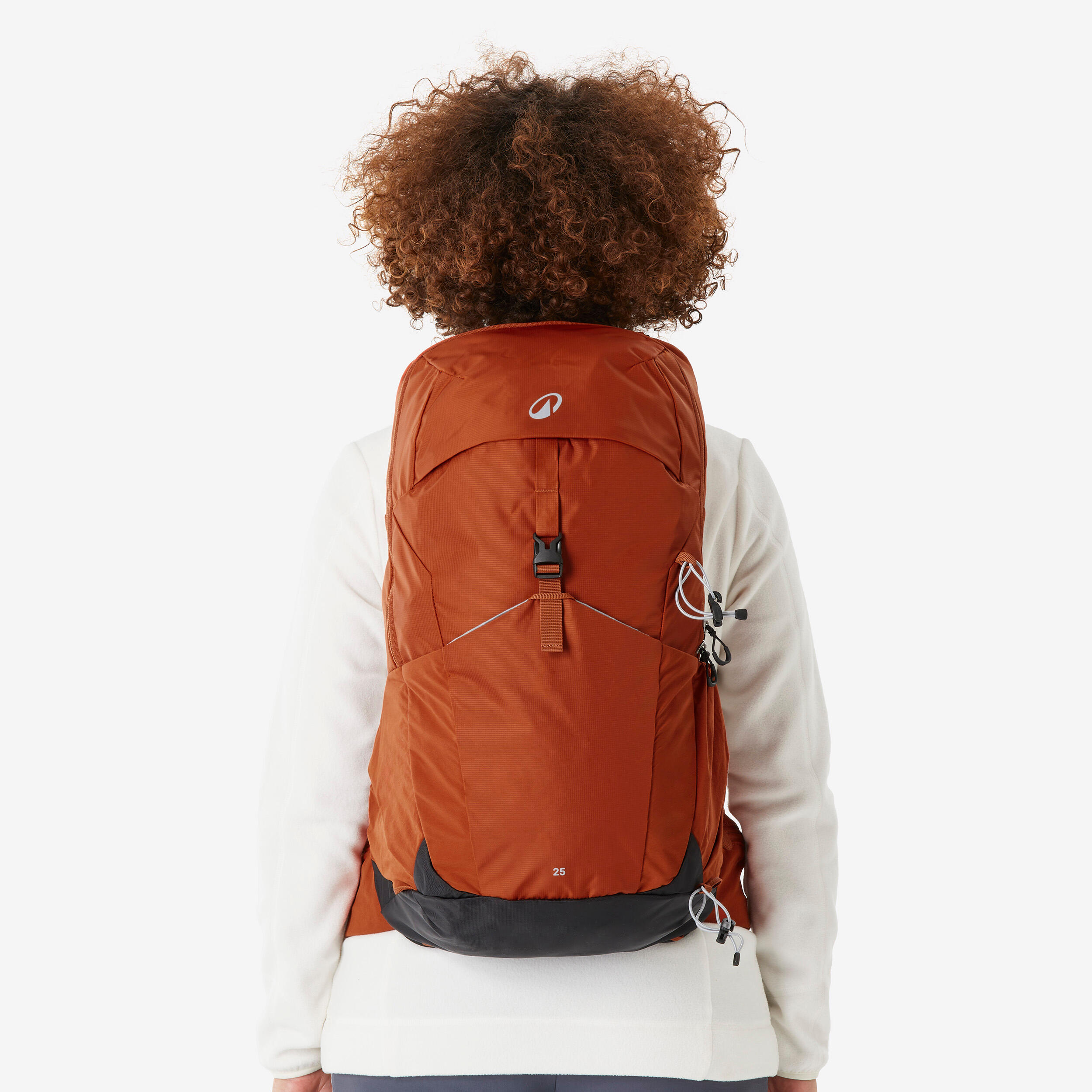 Zaino trekking MH500 25L marrone ruggine 13/16