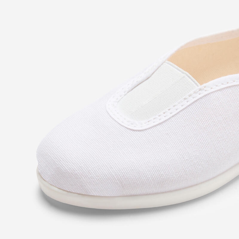 Textiel turnschoenen voor kinderen wit