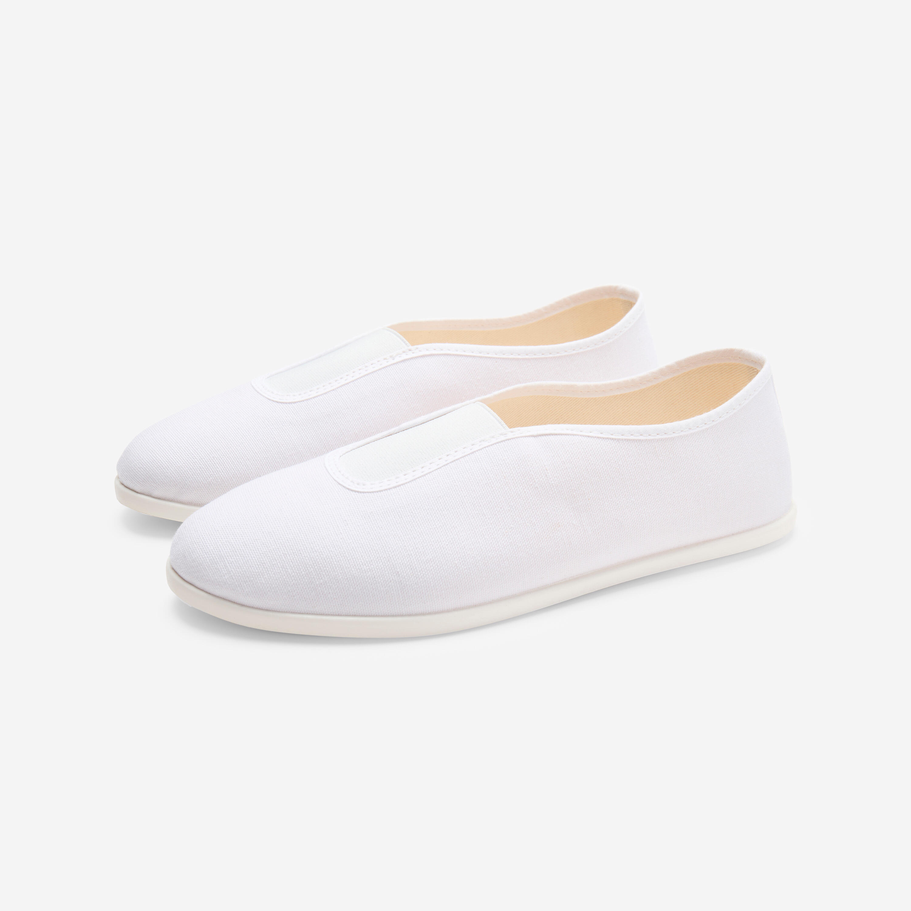 Domyos Gymnastikschuhe Damen/Herren Stoff – weiß | 03608418796781 Domyos Gymnastikschuhe Damen/Herren Stoff – weiß | 03608418796781