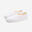 Chaussons de gym en tissu adulte, blanc