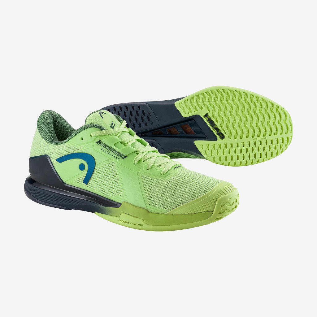 Tenisice za tenis Sprint Pro 4.0 za sve podloge muške žuto-crno-plave