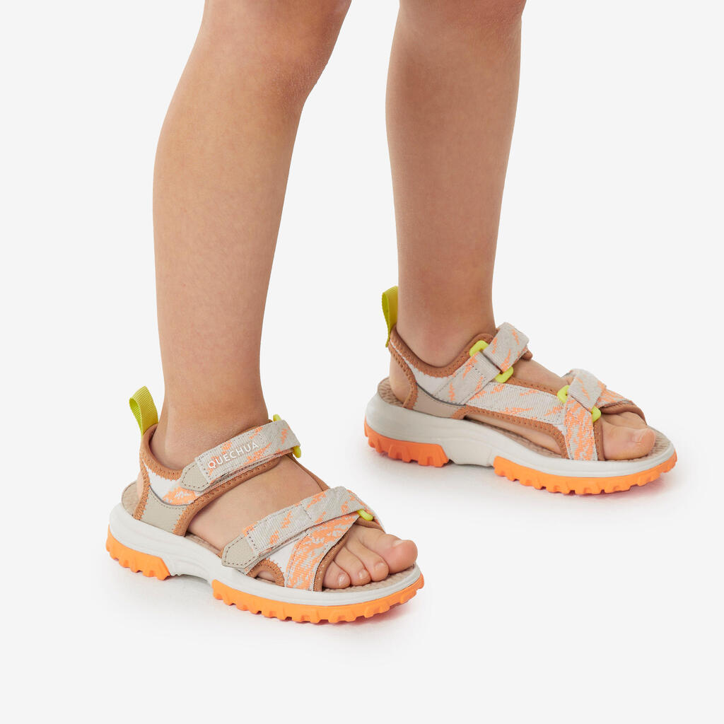 Sandales de randonnée enfant, NH500 beige