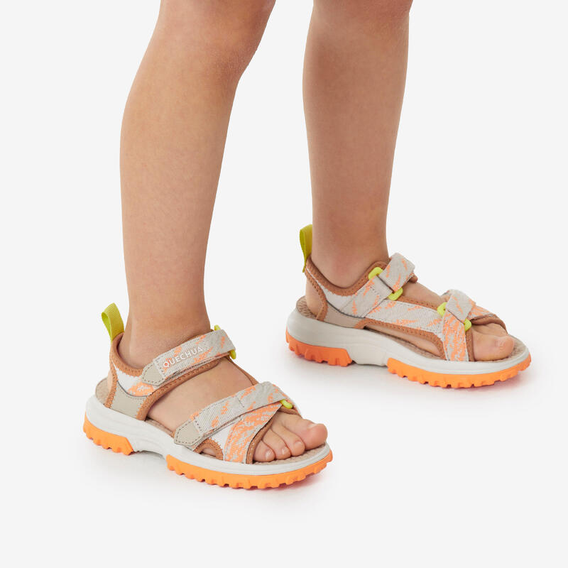 Sandales de randonnée enfant, NH500 beige