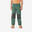 Pantalon Modulabil Drumeție MH500 Verde Copii 2-6 ani