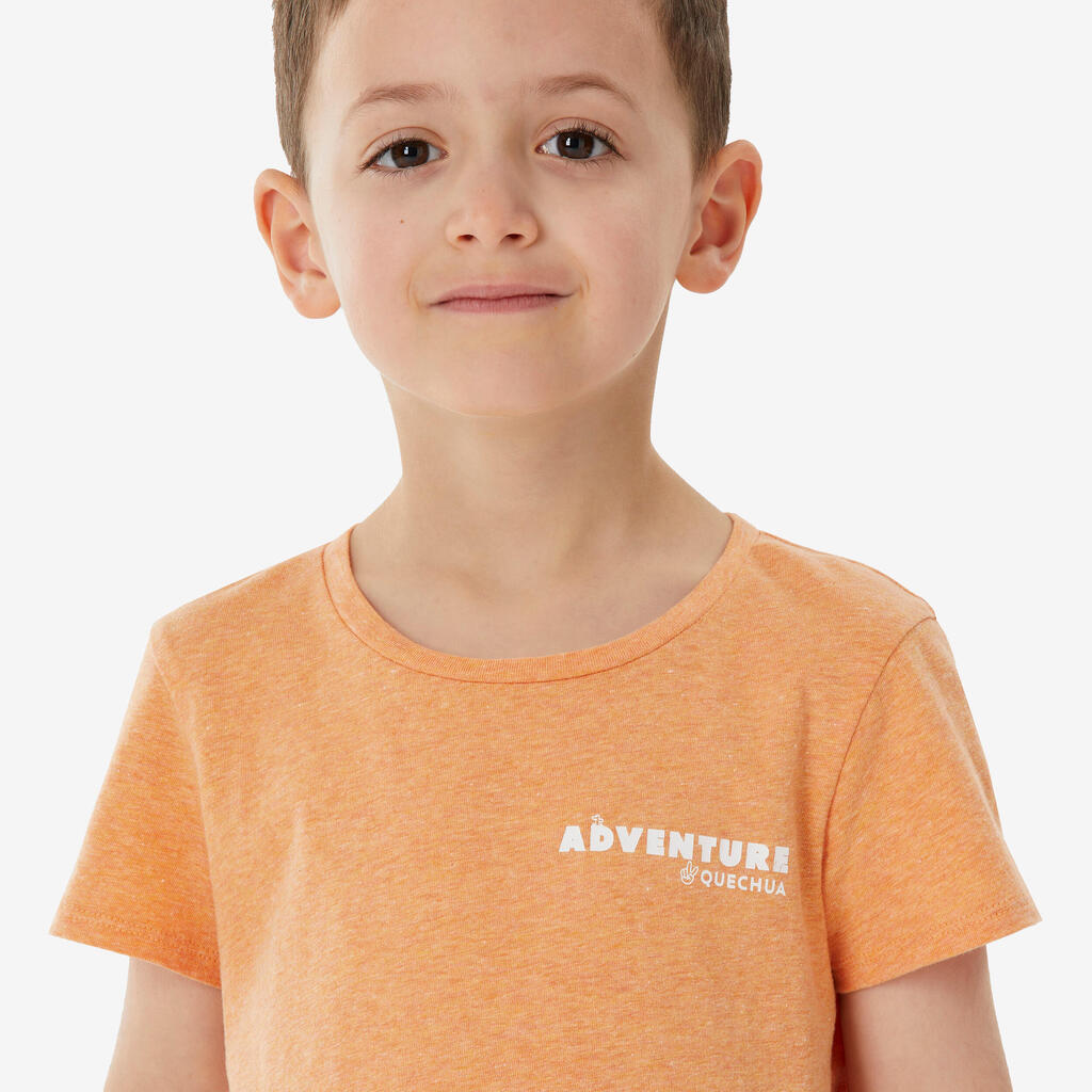 T-shirt de randonnée enfant 2-6 ans, NH100 orange