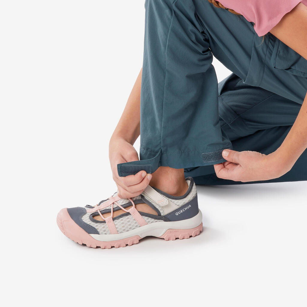 PANTALONE ZA PLANINARENJE MH500 DEČJE MODULARNE ZA UZRAST OD 7 DO 15 GODINA