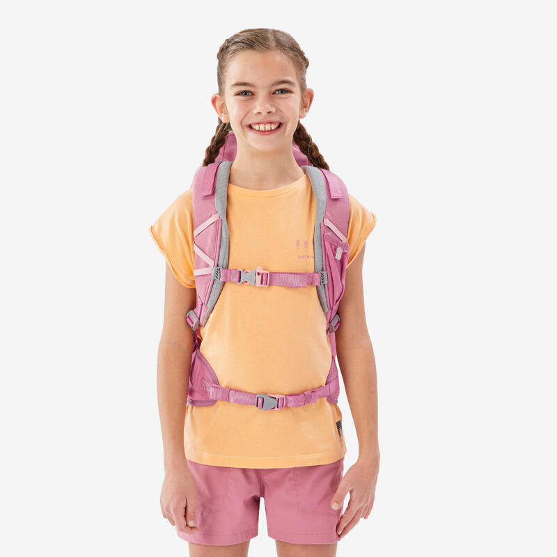 Sac à dos de randonnée enfant 7-15 ans 18L - MH500 rose