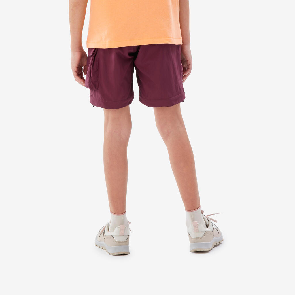 PANTALONE ZA PLANINARENJE MH500 DEČJE MODULARNE ZA UZRAST OD 7 DO 15 GODINA