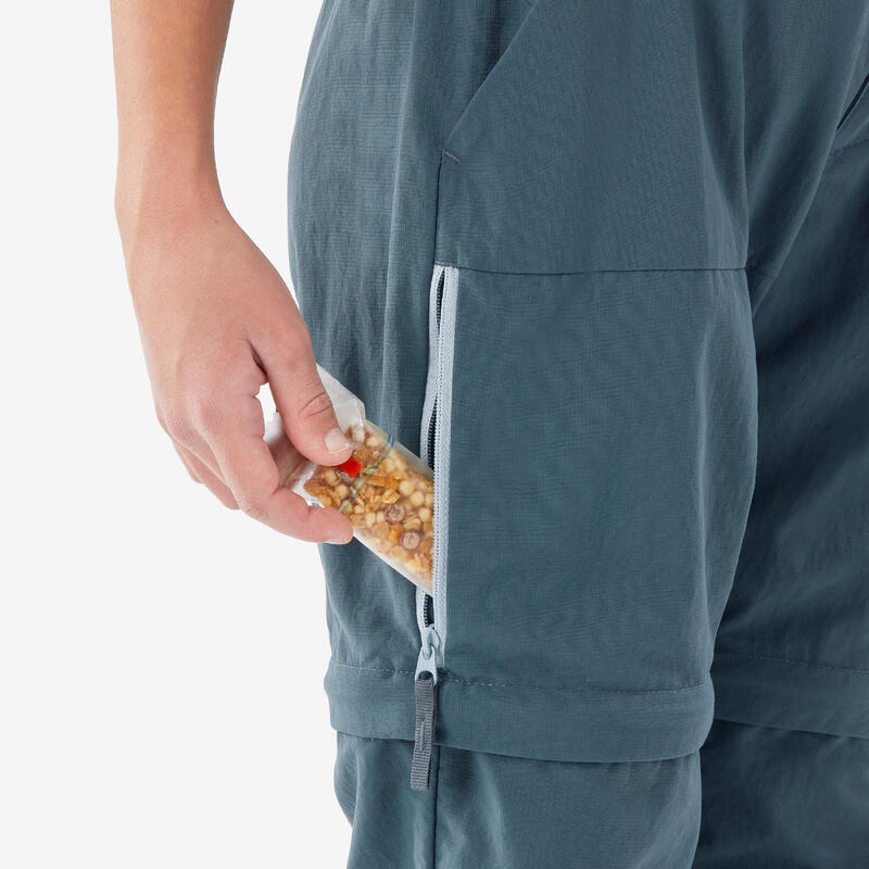 Çocuk Modüler Outdoor Pantolon - Mavi - MH500