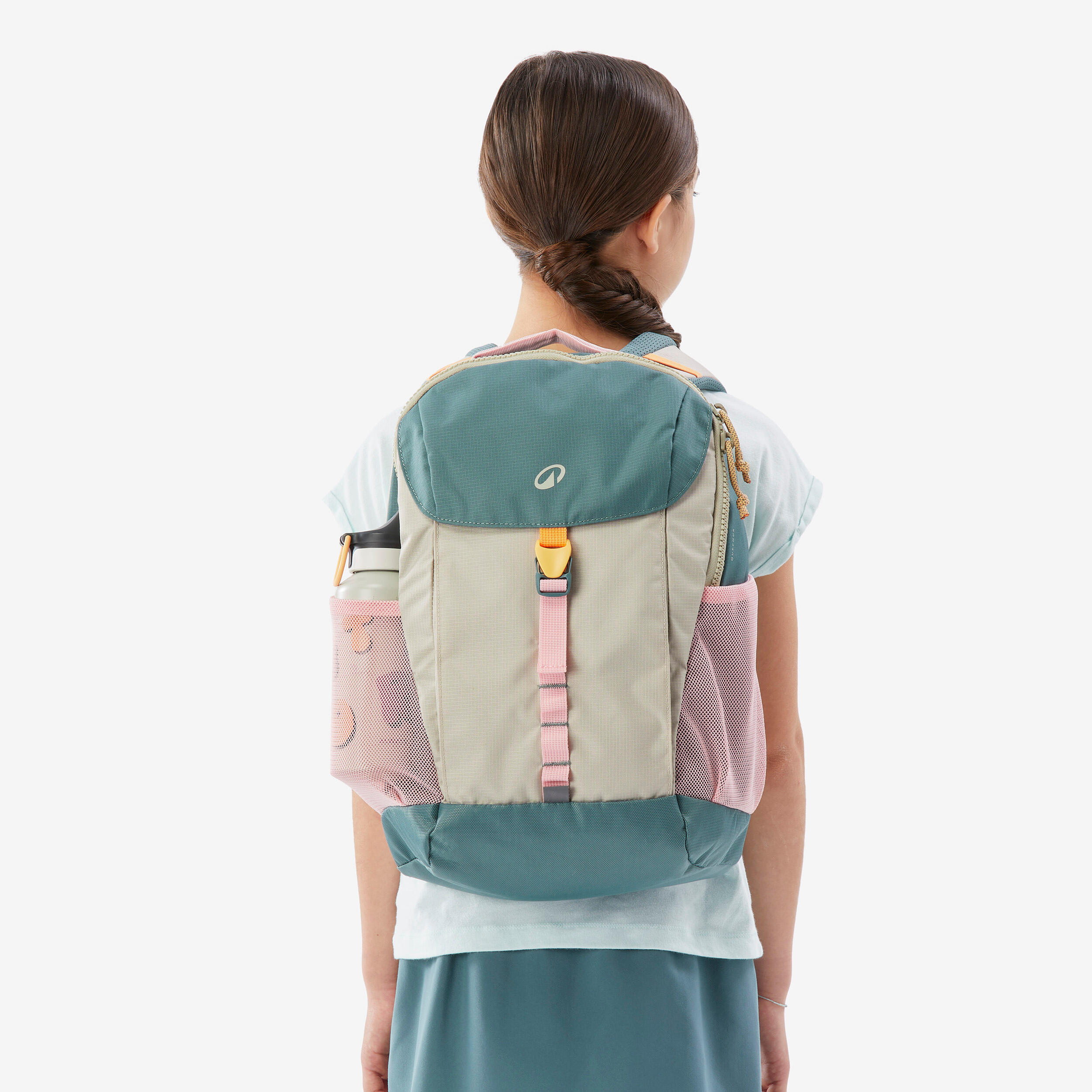 Mochila de senderismo niños 7-15 años 15L - NH900 verde  2/11