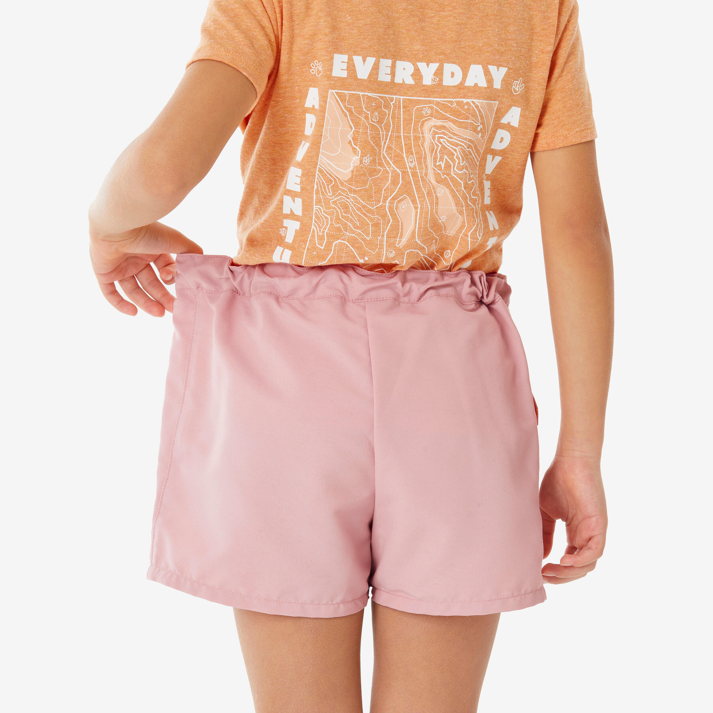 Gonna-short trekking bambina MH100 | rosa 8/8