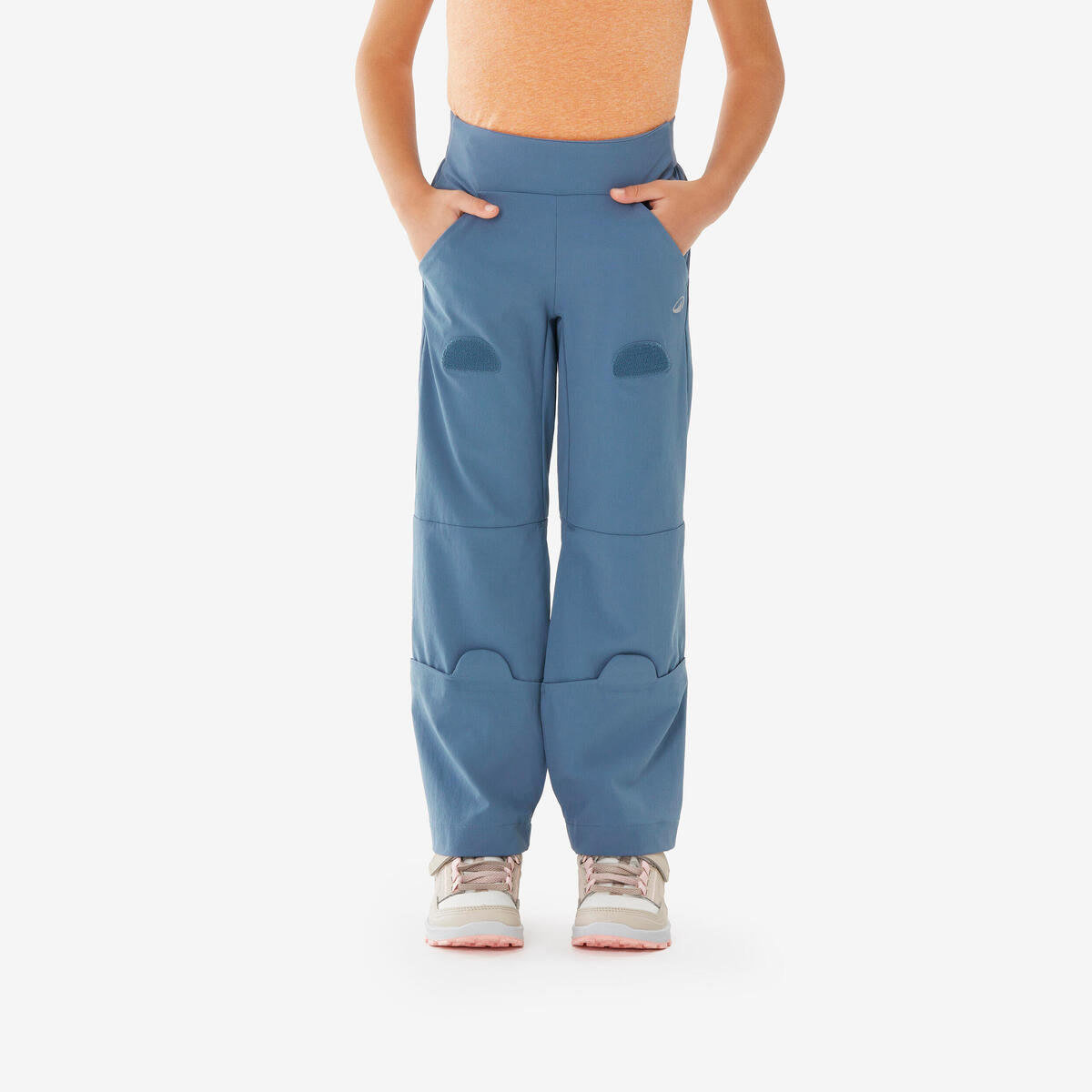 Pantalon modulable de randonnée enfant 2-6 ans, MH100 Easy bleu