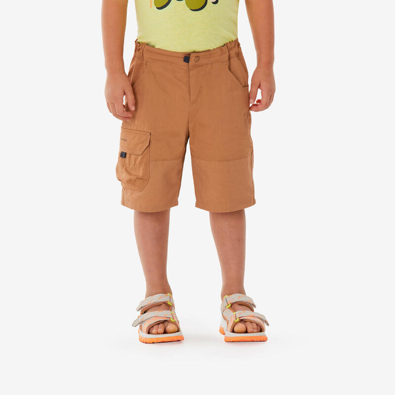 Short de randonnée enfant 2-6ans, MH500 marron