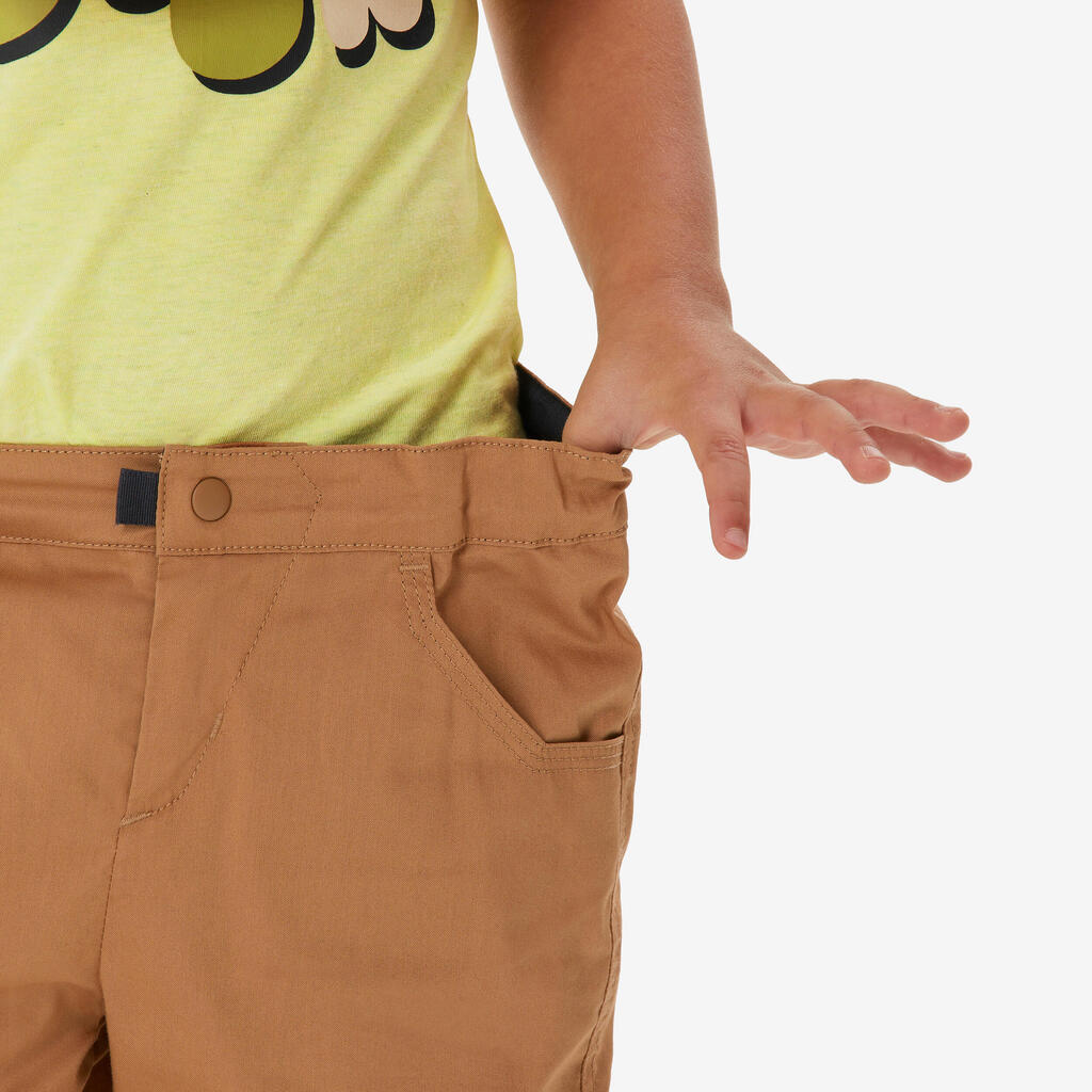 Short de randonnée enfant 2-6ans, MH500 marron