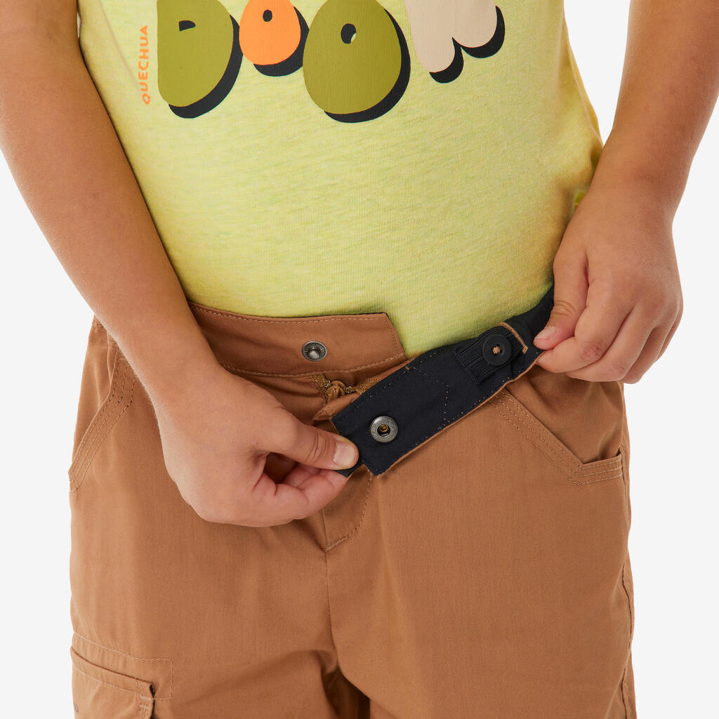 Short de randonnée enfant 2-6ans, MH500 marron