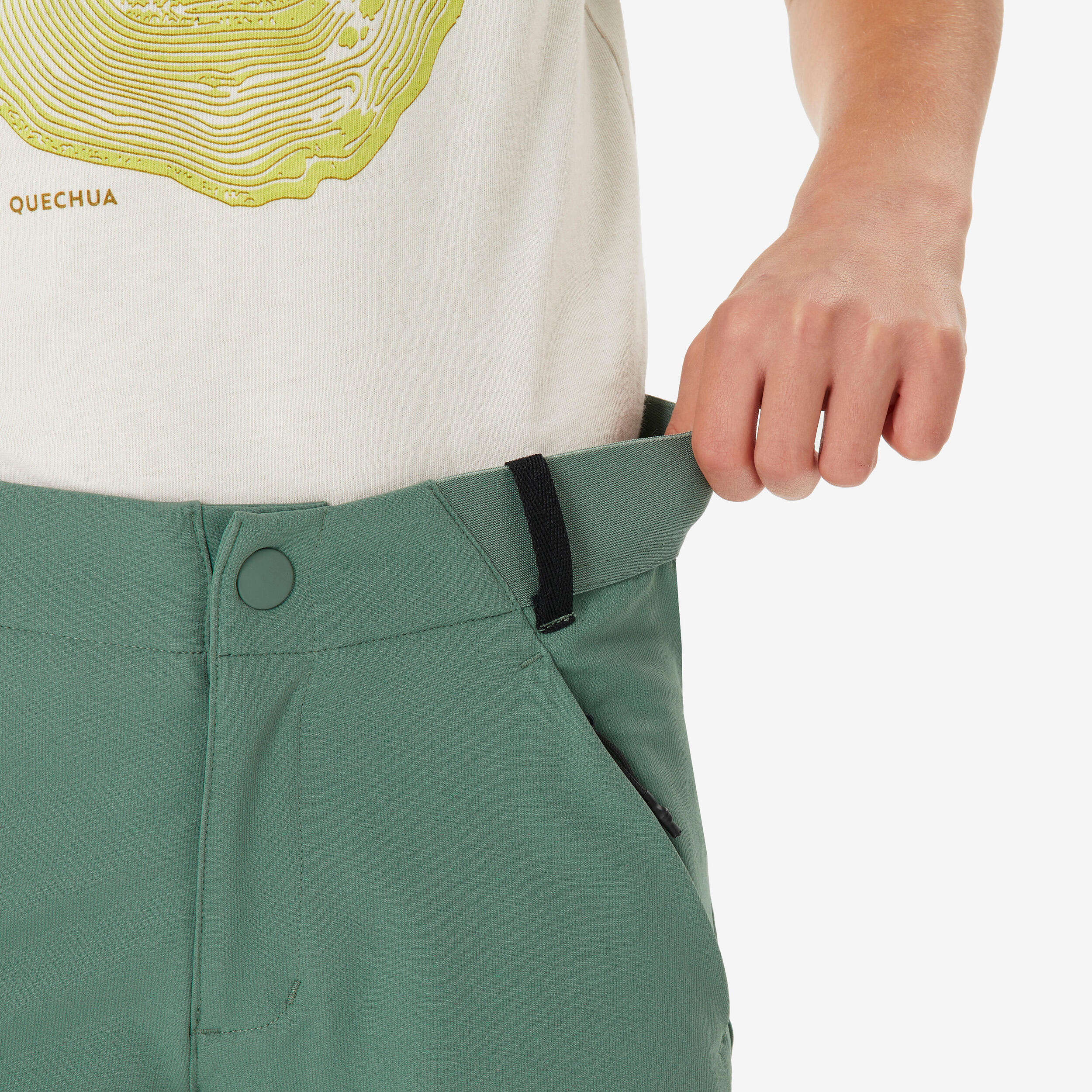 Pantalón de montaña y trekking softshell Niños 7-15 años Quechua MH900 6/7