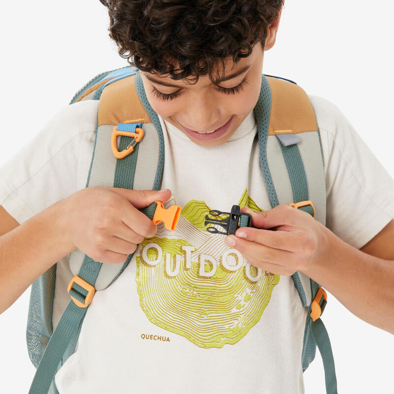 Mochila de caminhada criança 7-15 anos 15L, NH900 castanho