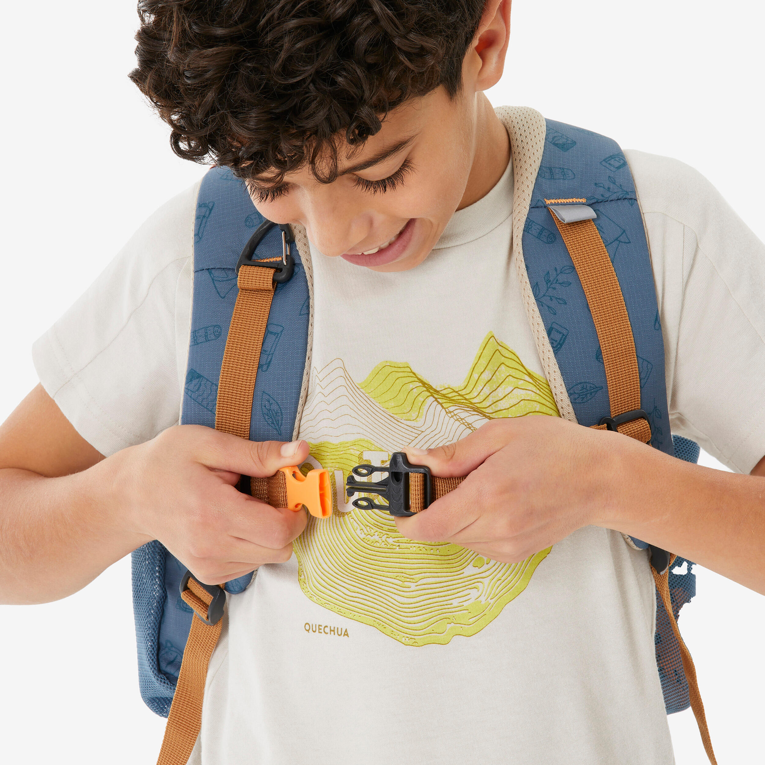 Wanderrucksack Kinder Größe 122–170 - NH900 15 l blau  11/11