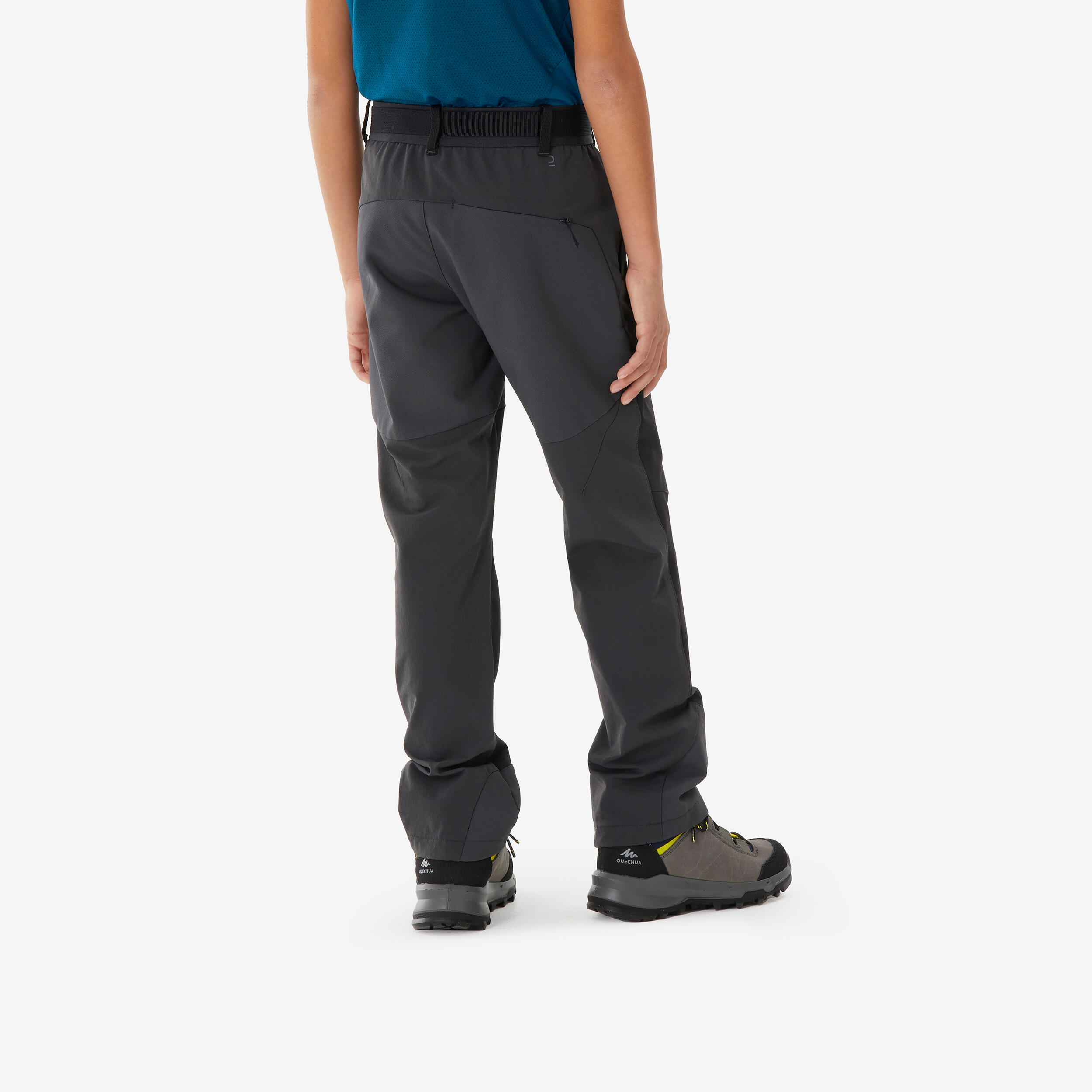 Softshellhose Kinder Gr. 122–170 Wandern - MH550 grau 4/10