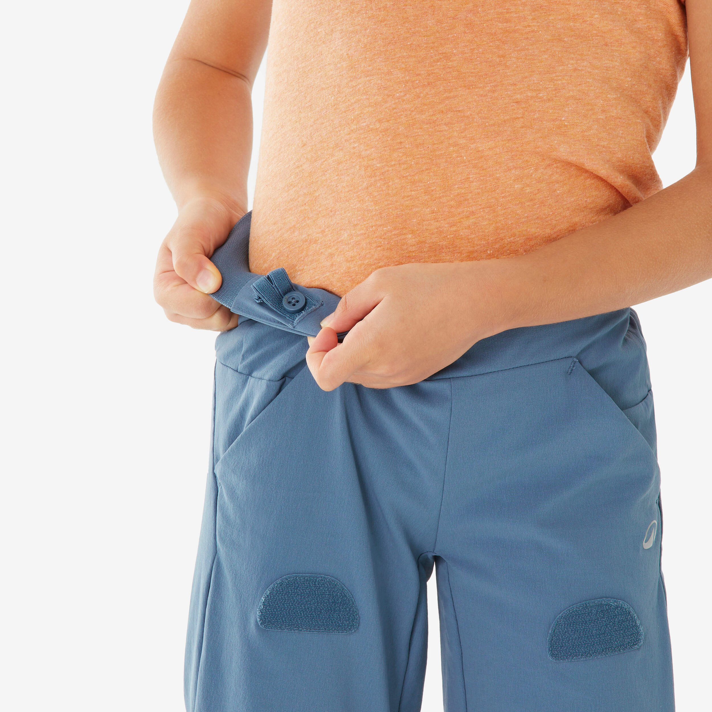 Kids’ convertible hiking trousers, 2-6 years, MH100 Easy - Blue 8/10