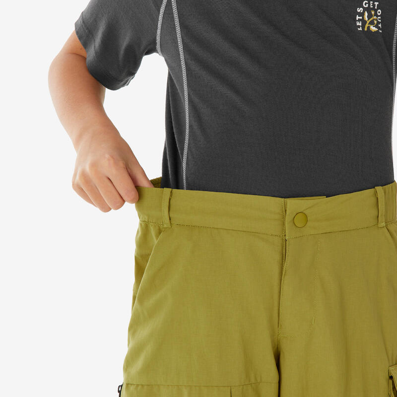 Dětské turistické odepínací kalhoty 2v1 MH 500 7–15 let