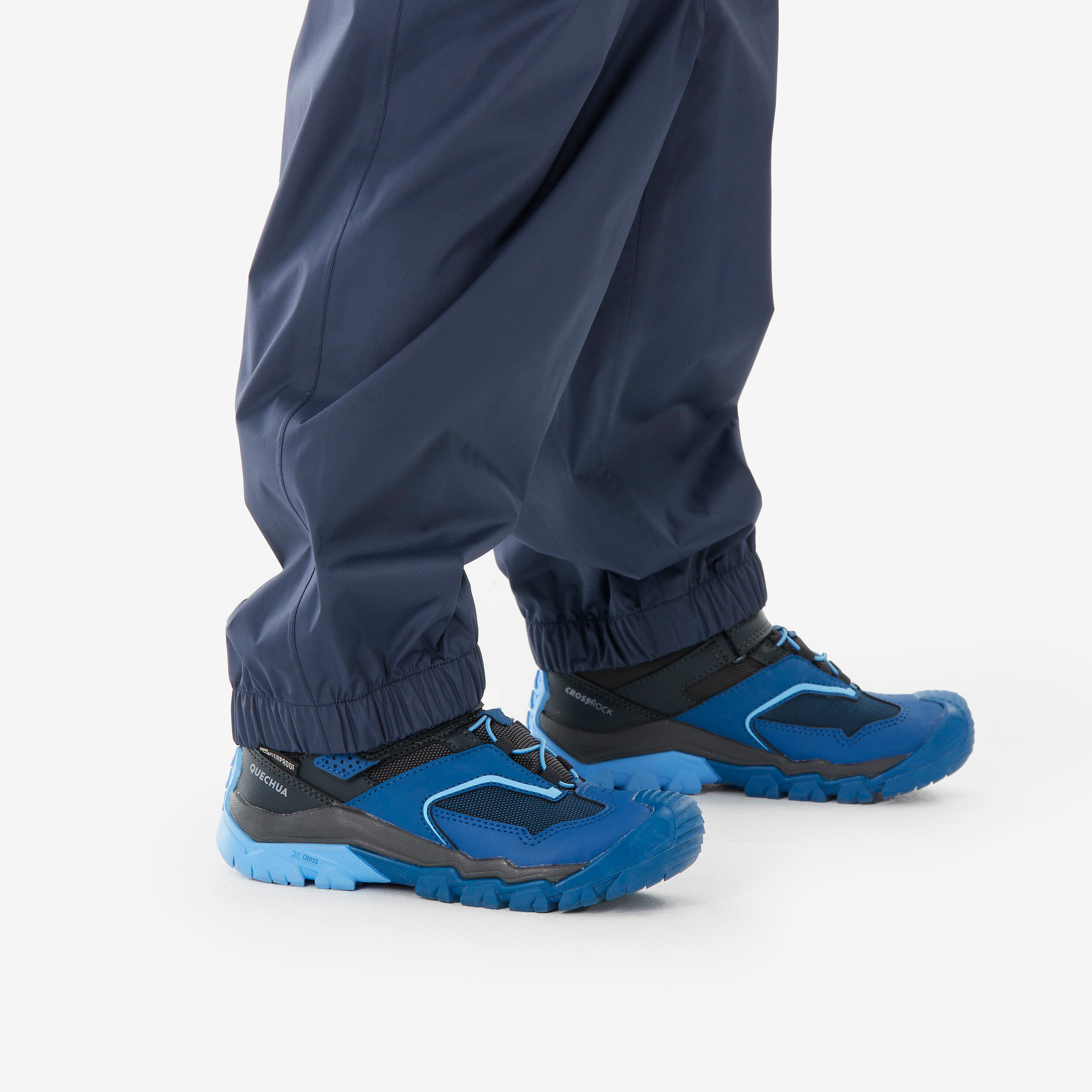 Kids' Hiking Waterproof Salopettes 2-6 Years NH100 - Navy Blue 7/8