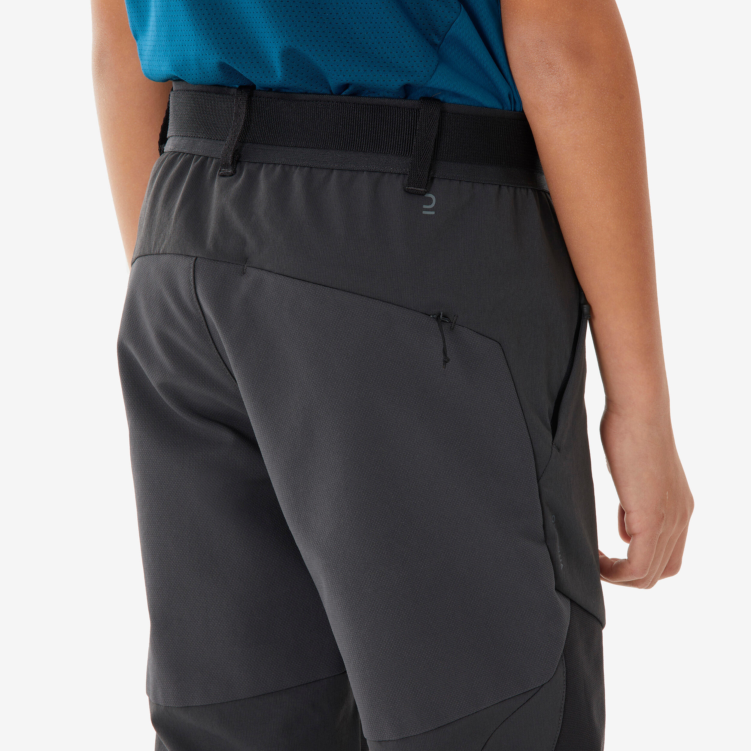 Softshellhose Kinder Gr. 122–170 Wandern - MH550 grau 10/10