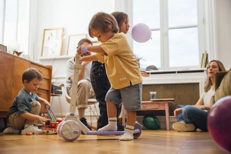 Trottinette enfant 3 roues, B500 lavender