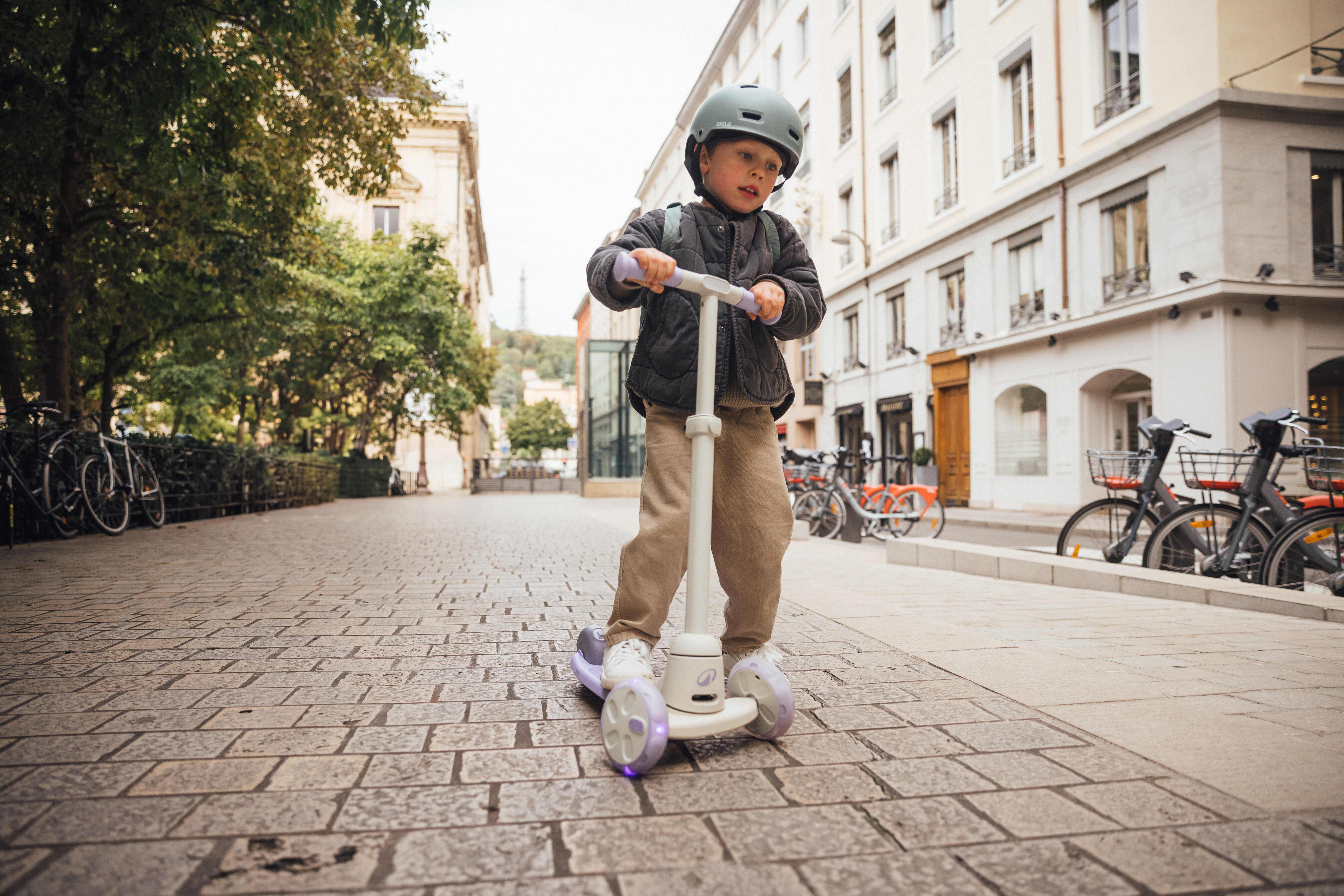 Kids' 3-Wheeled Scooter, B 500 - OXELO