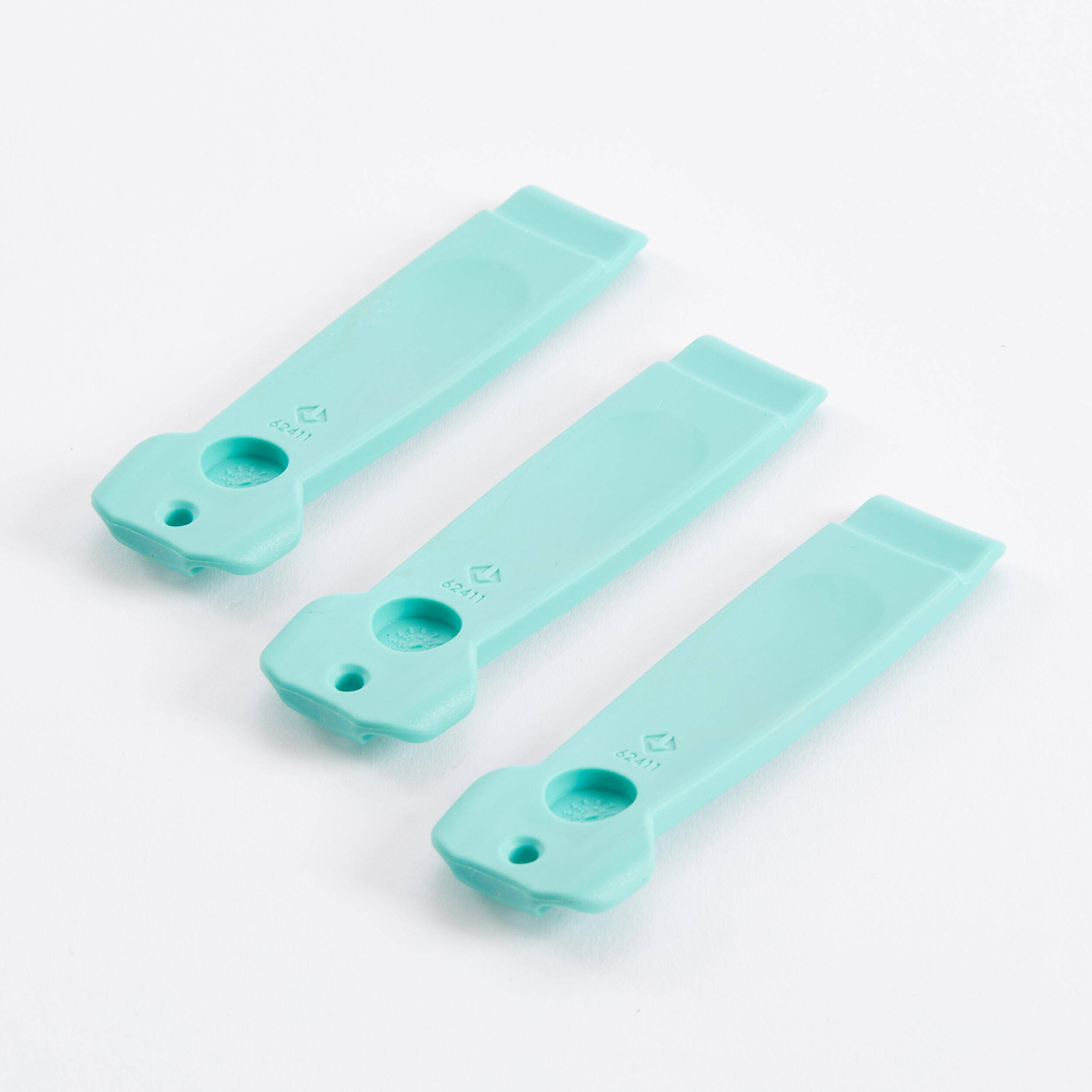 PACK OF 3 TYRE LEVERS - GREEN -  1