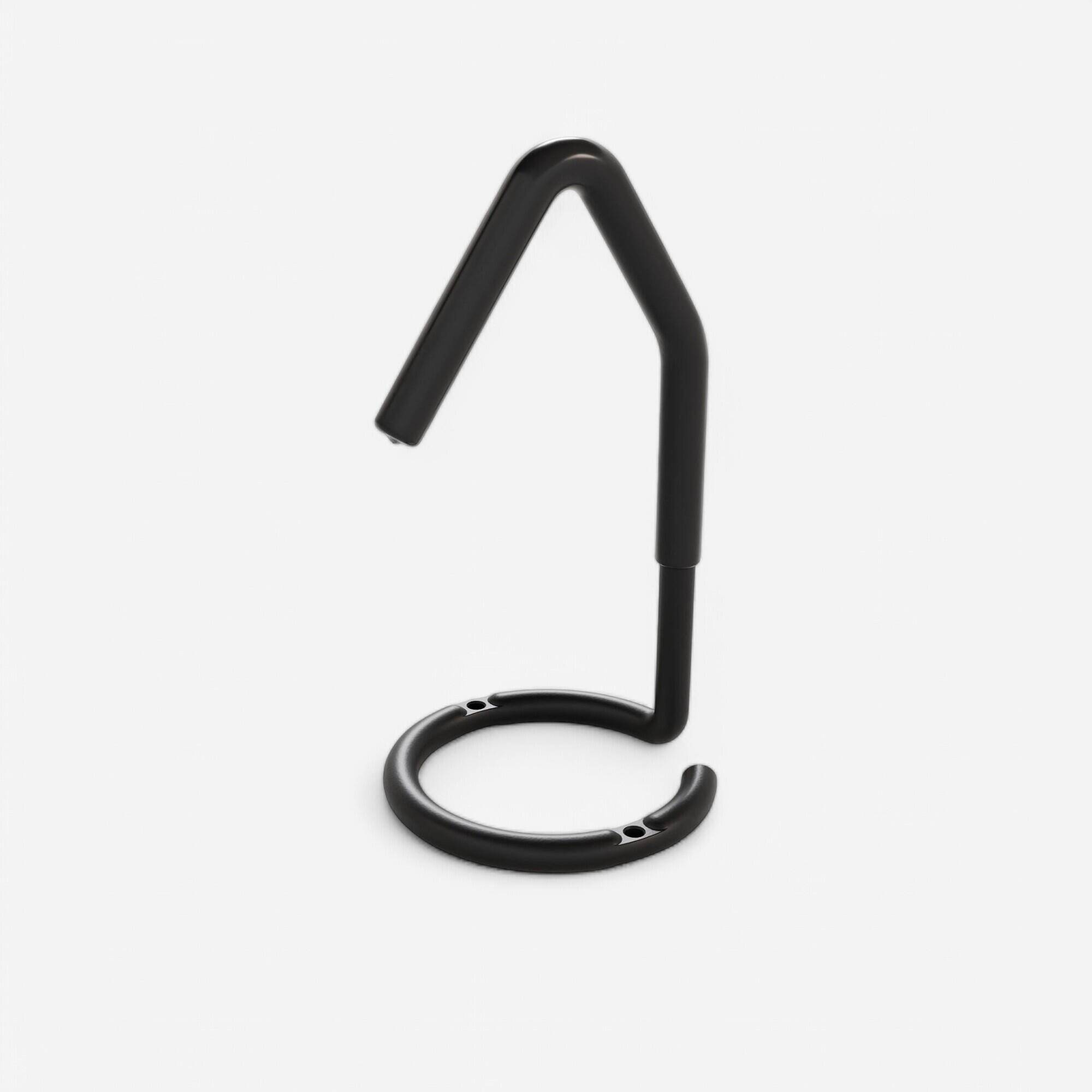 Wall and ceiling bike rack - black -  1