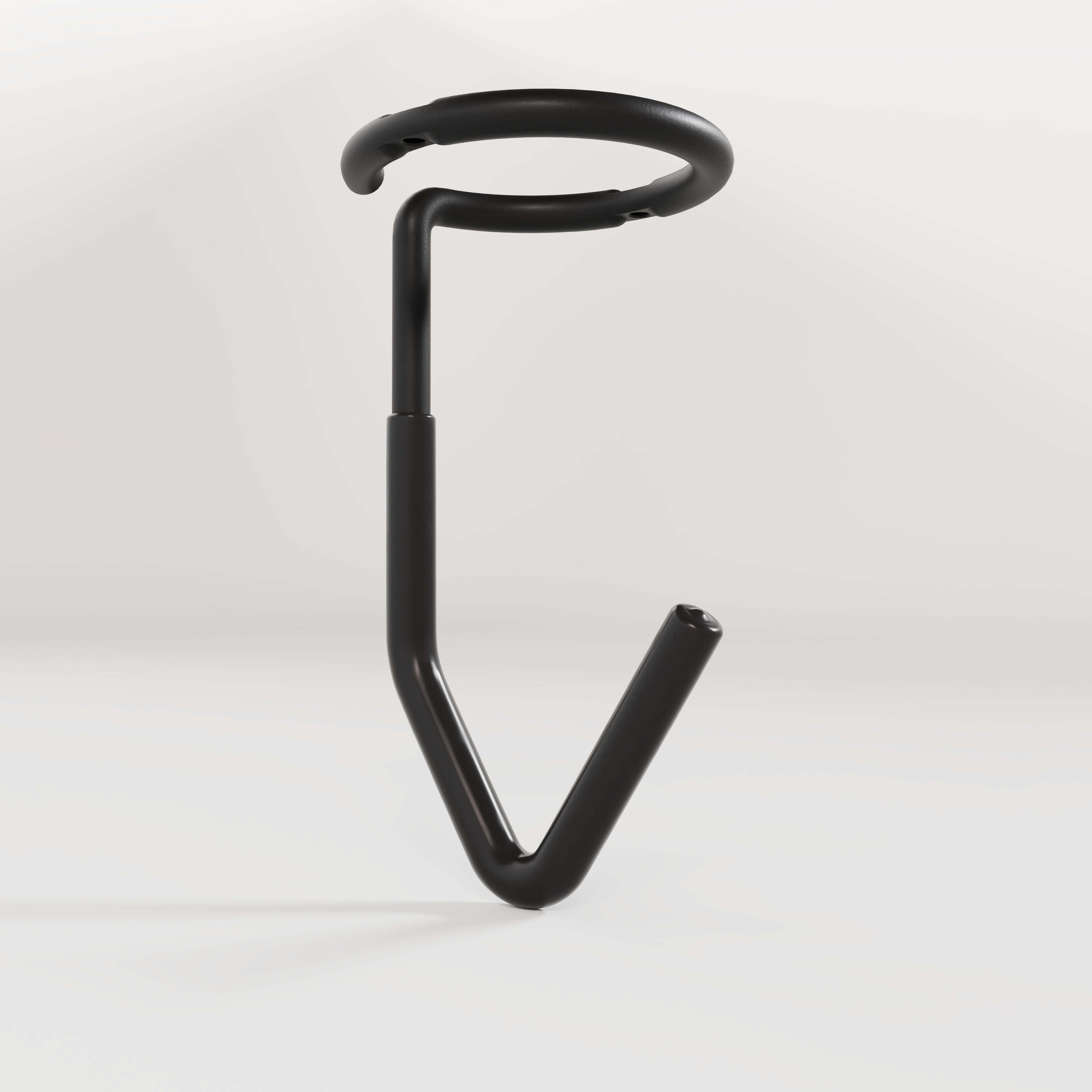 Black wall and ceiling bike rack - DECATHLON
