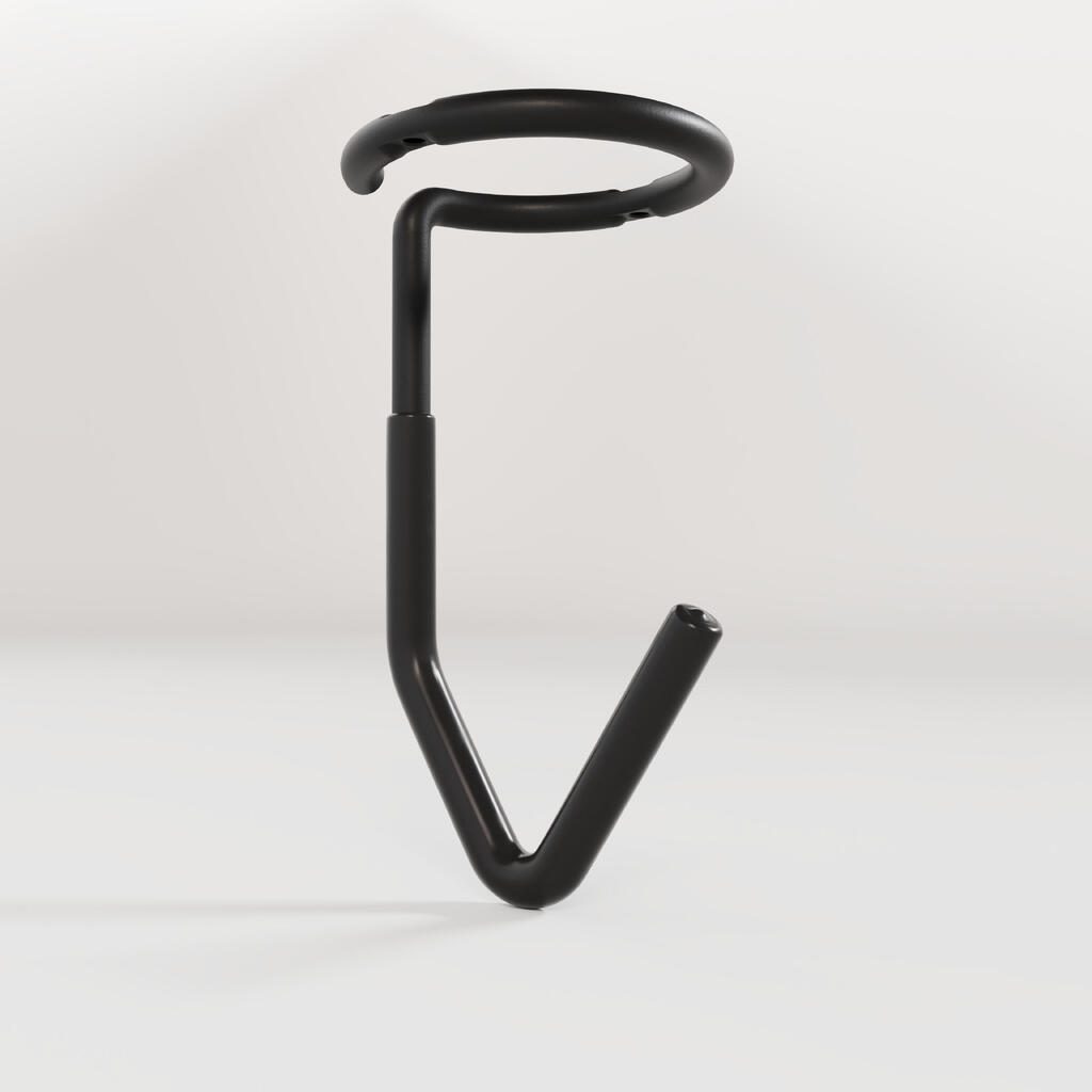 מתלה אופניים לקיר ולתקרה - שחור