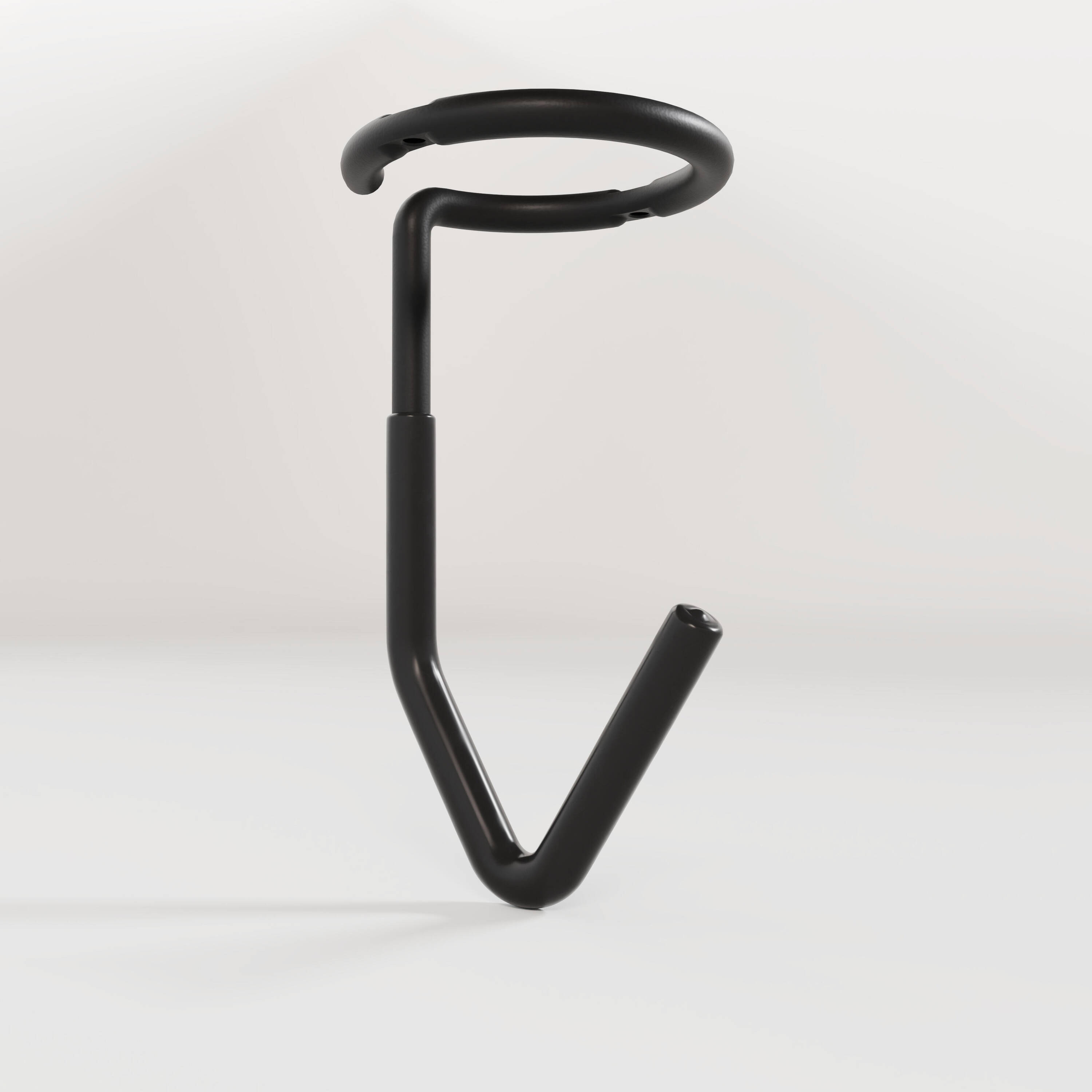 Wall and ceiling bike rack - black -  5