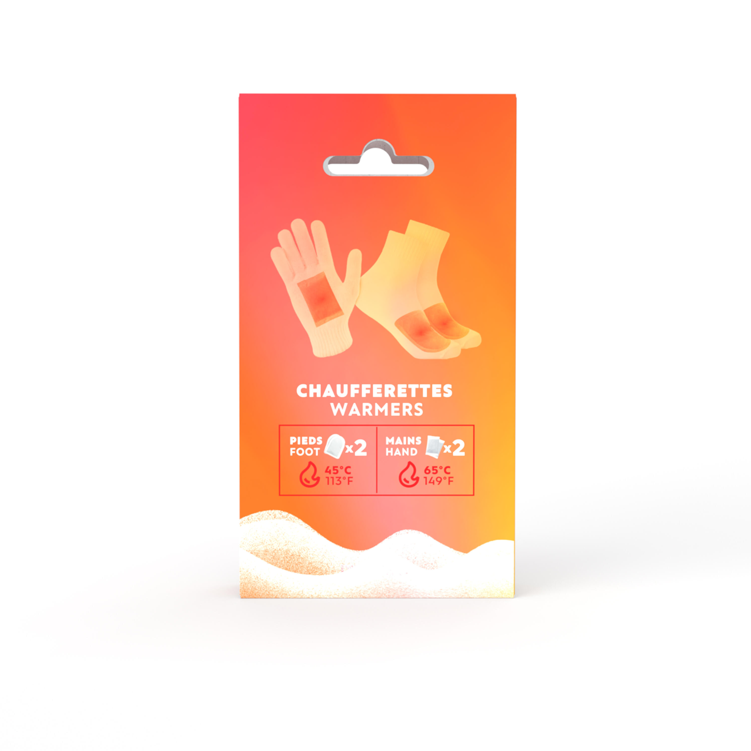 Introductory set of 2 x hands and 2 x feet warmers