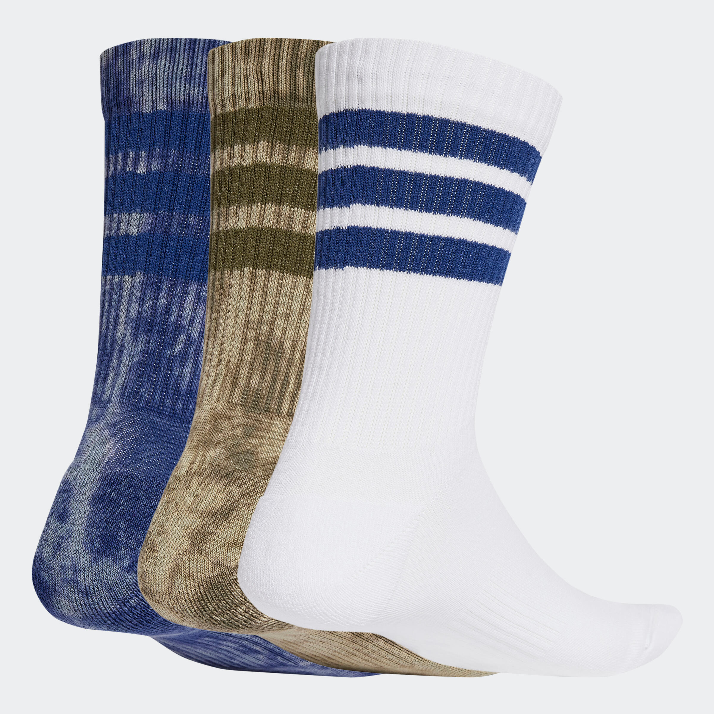 CALCETINES ADIDAS AZULES, VERDES, BLANCOS 3/4