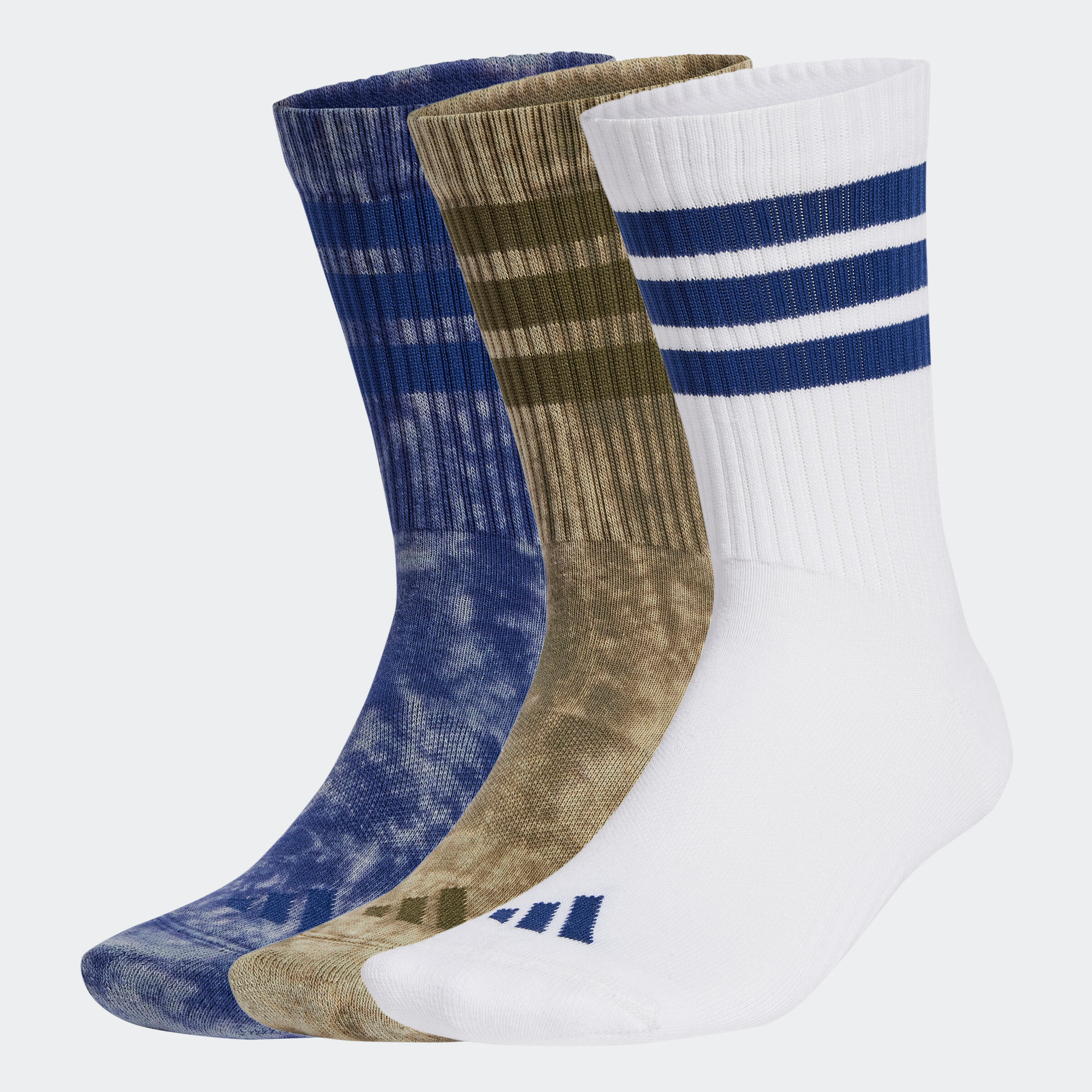 CALCETINES ADIDAS AZULES, VERDES, BLANCOS 1/4