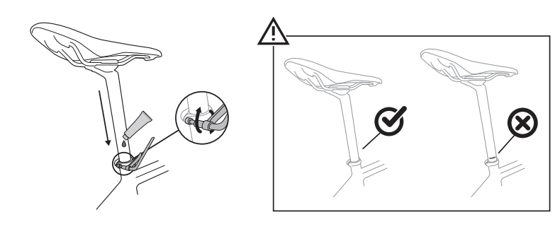 Comment installer correctement ma tige de selle ?