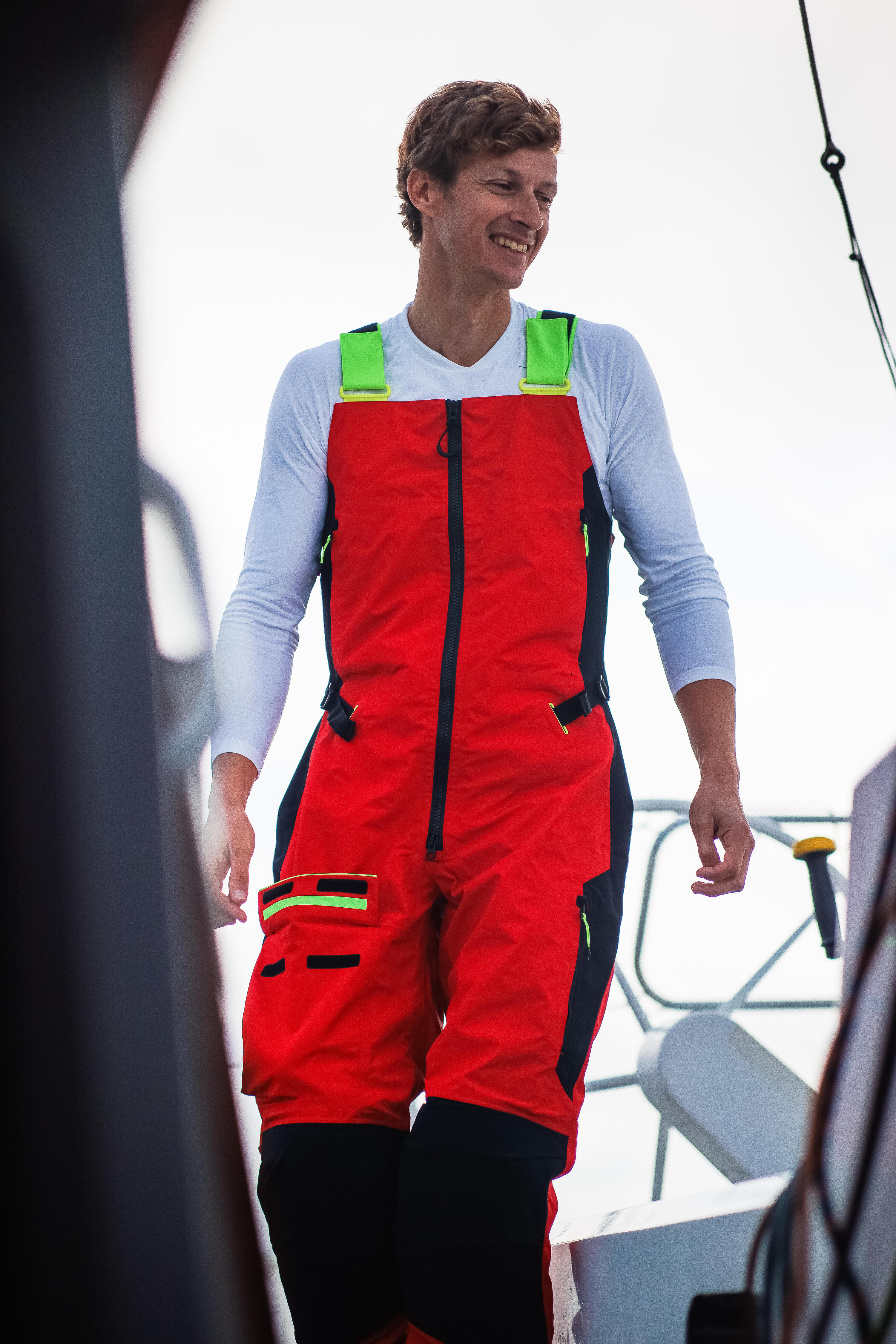 Zeilbroek voor volwassenen Offshore 900 open rood 8/9