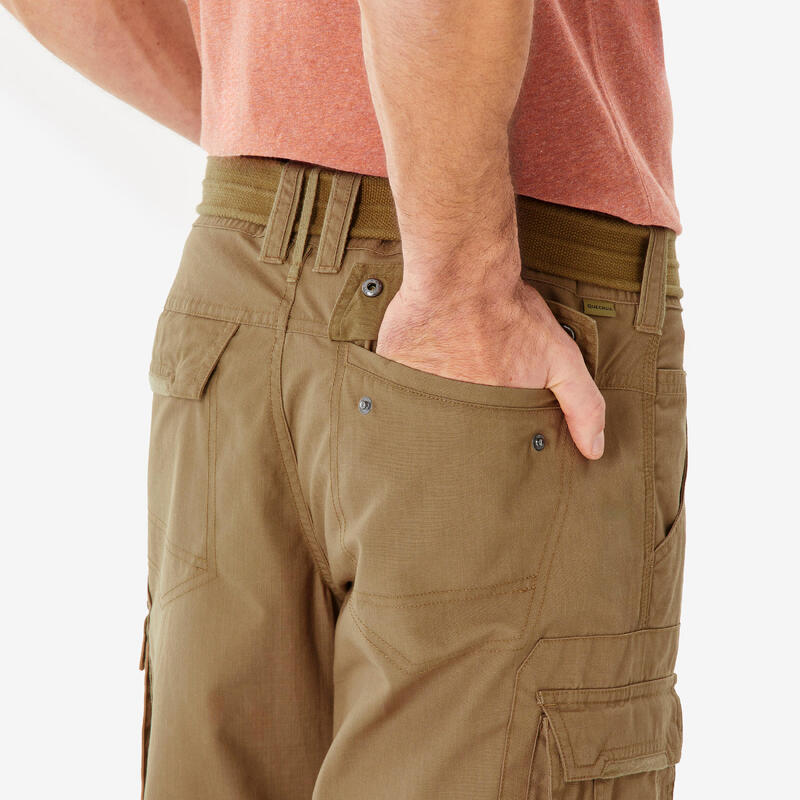 Pantalon Cargo Modulabil Trekking călătorie TRAVEL 500 Bărbați