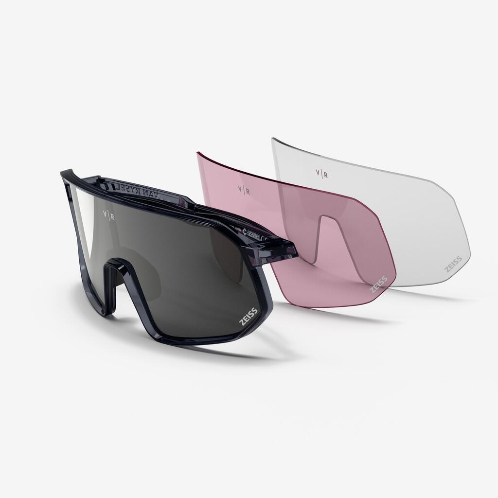 СЛЪНЧЕВИ ОЧИЛА ЗА КОЛОЕЗДЕНЕ ROADR 900 PERF PACK, СТЪКЛА ZEISS, СИВО/ПРОЗРАЧНО