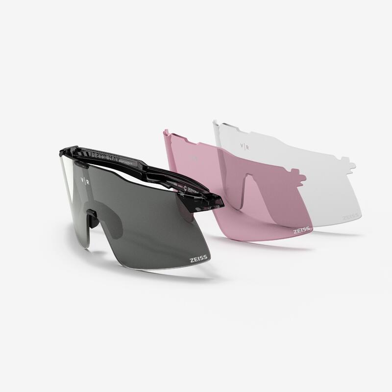 Lunettes de vélo ROADR 900 PERF LIGHT PACK VERRES ZEISS grises
