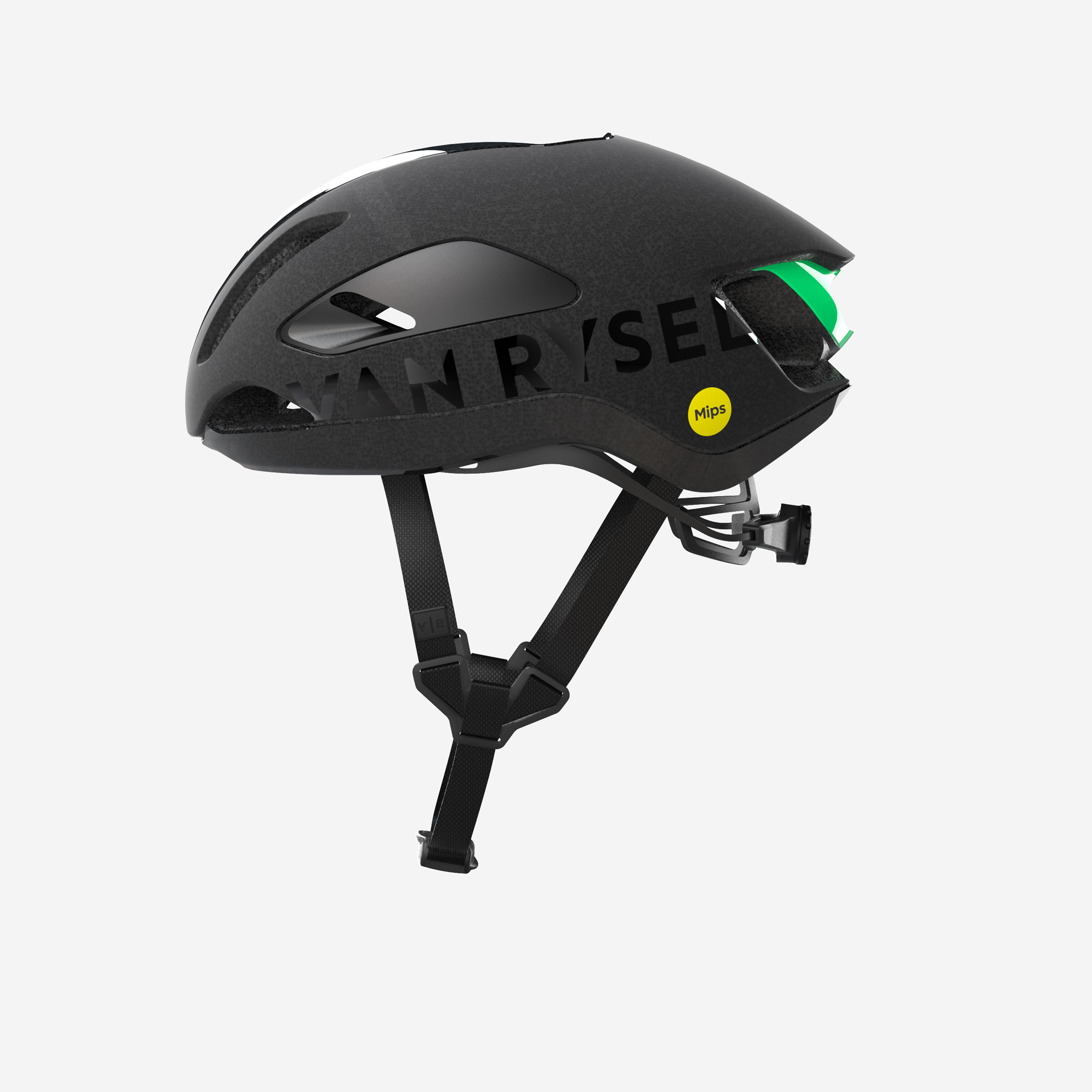 Road Bike Helmet Aero RCR-F MIPS Raw Dark Grey - VAN RYSEL