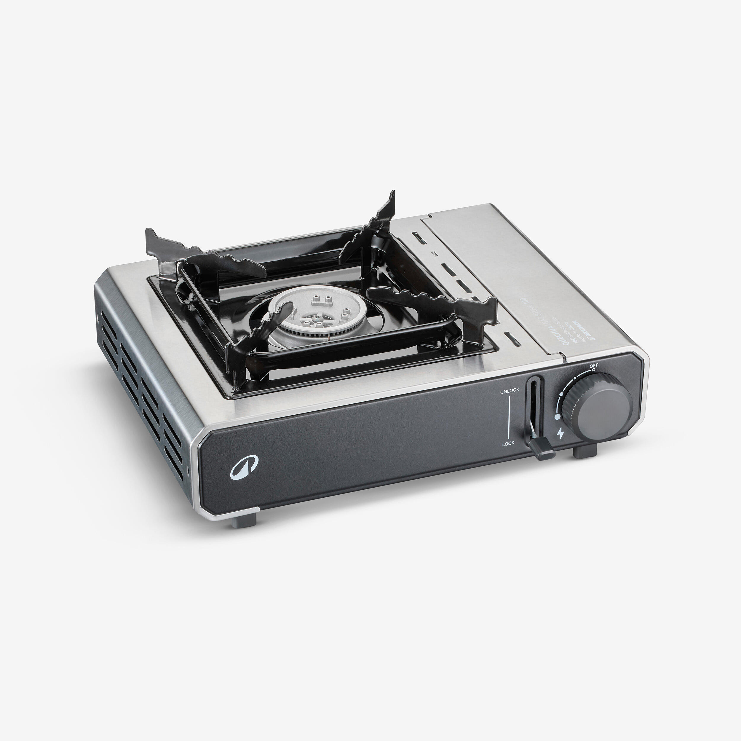 Single-burner camping gas stove 100 with Piezo ignition - 2,200 W