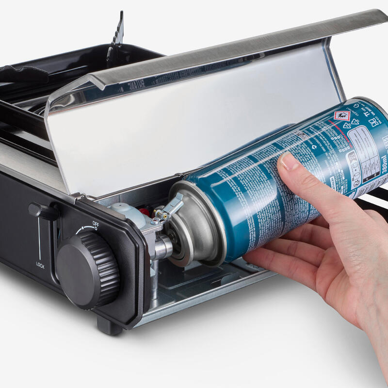 Fogareiro 100 de campismo a gás 1 bico com ignição piezo - 2200W