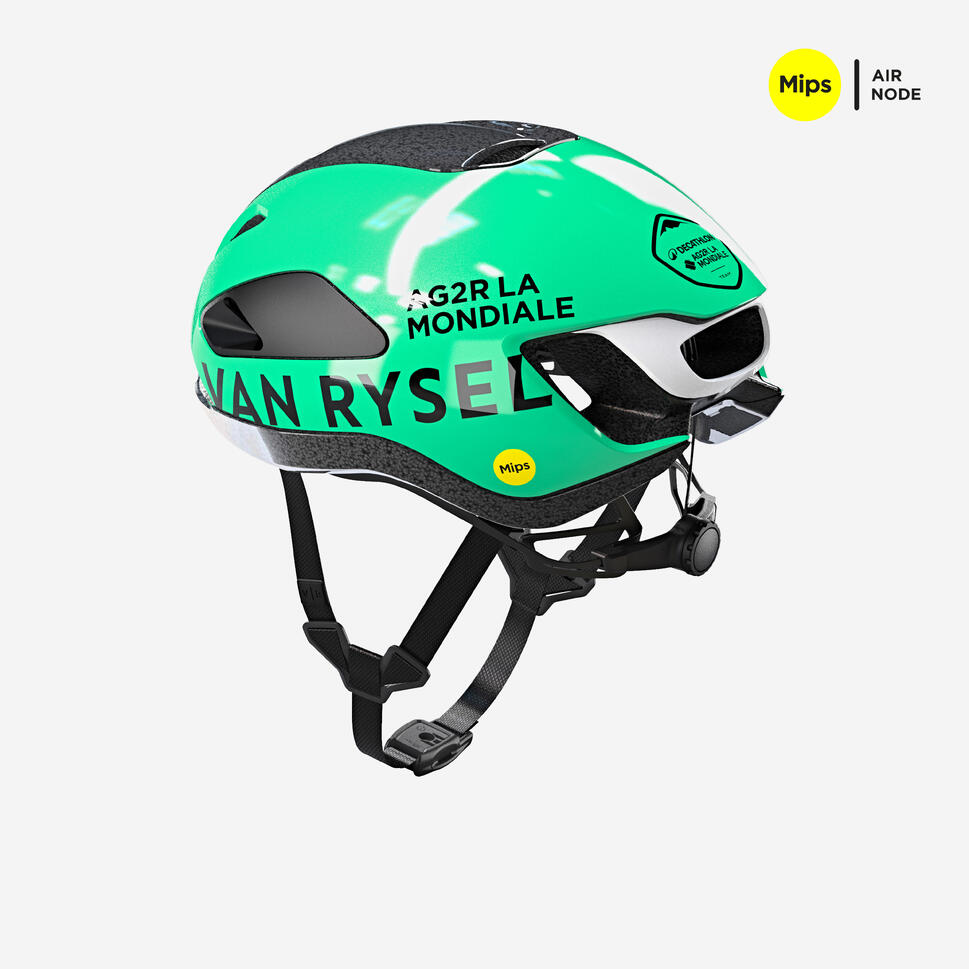 Kask rowerowy szosowy Van Rysel RCR-F MIPS Decathlon AG2R La Mondiale