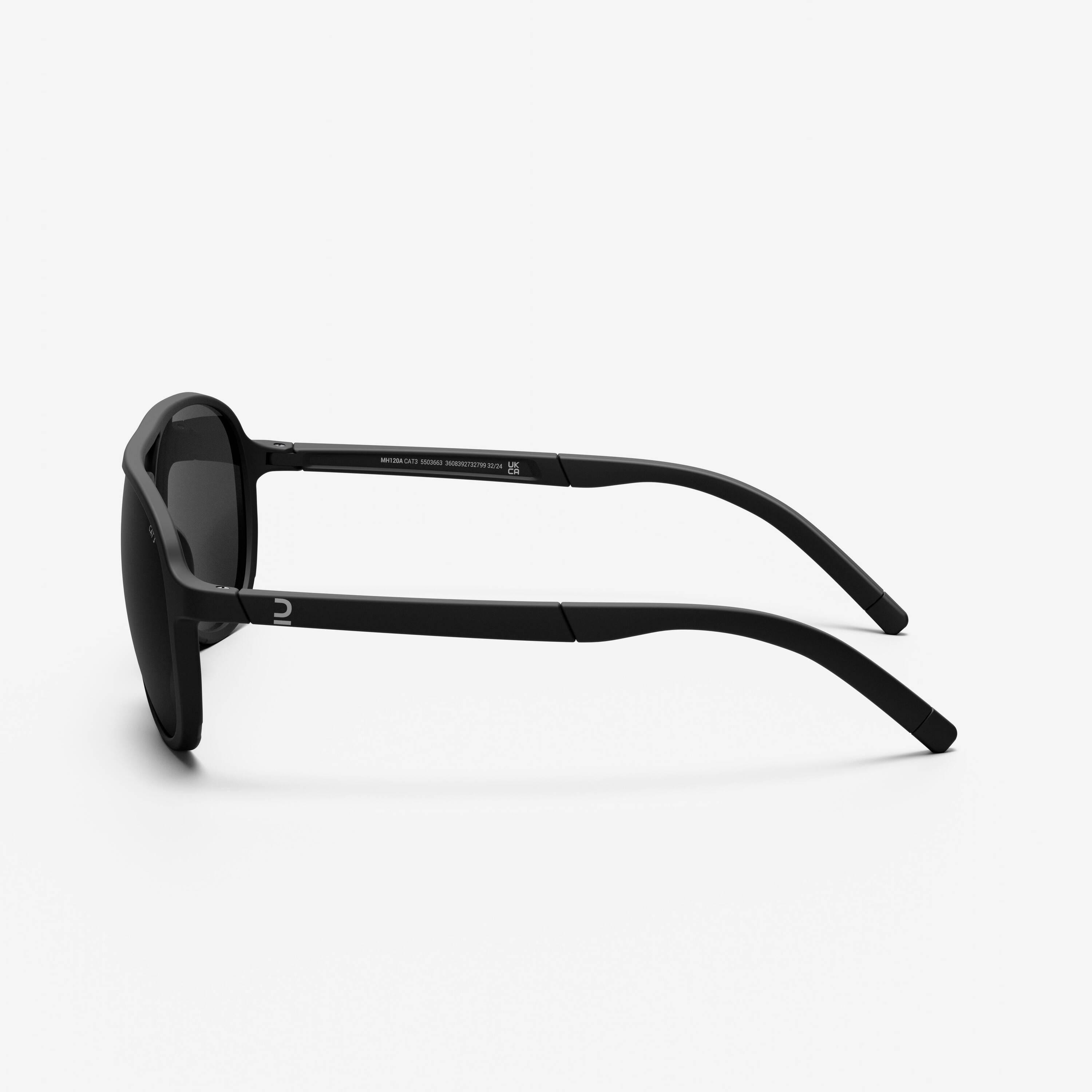 Cat 3 Aviator Sunglasses with 100% UV Protection MH 120A  - Black -  3